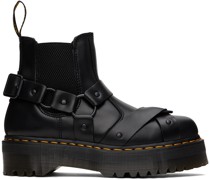 Black 2976 Quad Harness Chelsea Boots