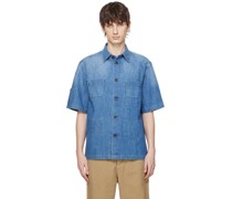 Blue Nodola Denim Shirt