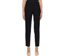 Black Creased Trousers
