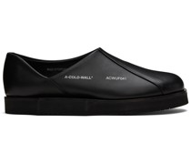 Black Geometric Model 3 Loafers
