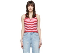 Red Cotton Tank Top