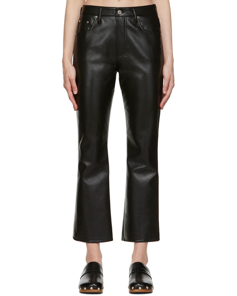 Citizens of humanity Damen Black Isola Leather Pants