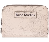 Pink Leather Zip Wallet