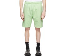 Green Organic Cotton Shorts