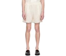 Off-White Blanket Stitching Shorts