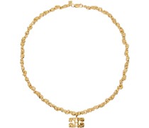 SSENSE Exclusive Gold Ganni Edition Beaded Necklace