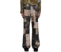 Brown Oil Sand Jeans