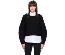 Black Off-The-Shoulder Sweater