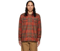 Red Sten Tartan Check Shirt