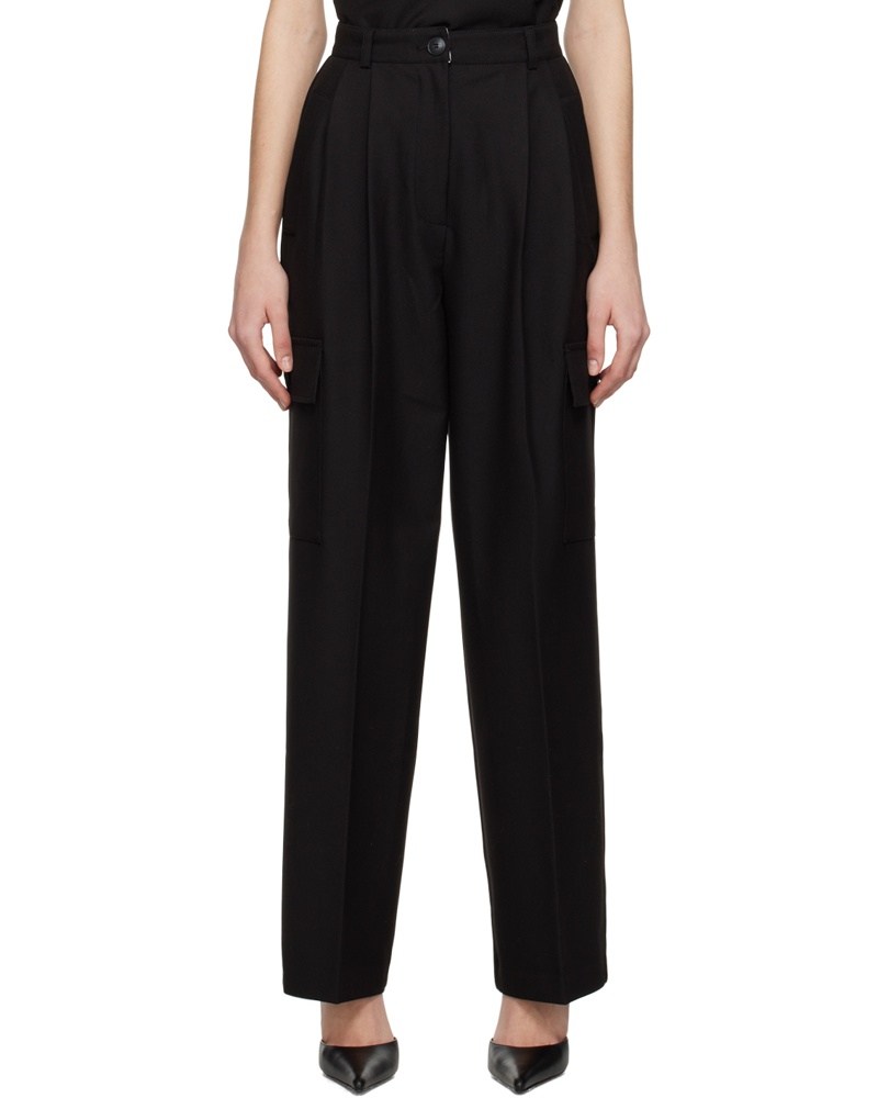 FRANKIE Shop Damen Black Maesa Trousers