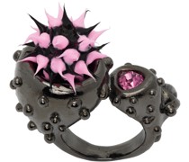 Black & Pink Candy Pod Ring