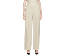 Beige Ruba Trousers