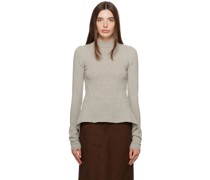 Grey Naska Lupetto Sweater