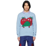 Blue Happy Tomatoes Sweater