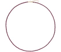 Red January Birthstone Garnet Necklace