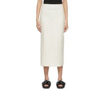 Off-White Wool Vinod Skirt