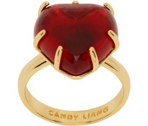 Gold & Red Treasure Ring