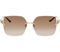 Gold Panther Sunglasses