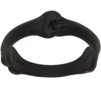 Black Bone Shaped Ring