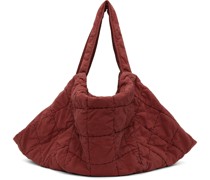 Red Large Wadded Tote