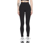 Black Modal Sport Leggings