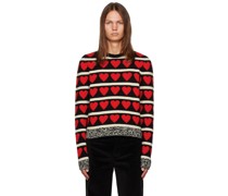 Red Graphic Sweater