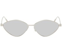 Silver Oval Sunglasses