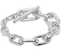 Silver Justin Davis Edition Chain Bracelet
