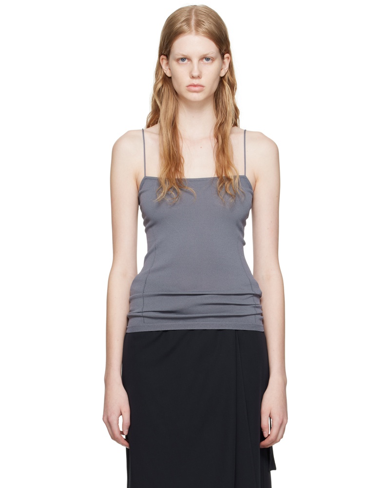 Christophe Lemaire Damen Gray Darted Camisole