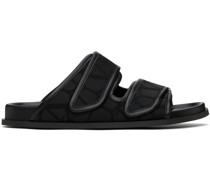 Black Toile Iconographe Sandals