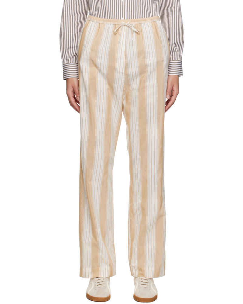 Totême Damen Tan Drawstring Lounge Pants