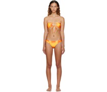 SSENSE Exclusive Yellow & Orange Mona Bikini