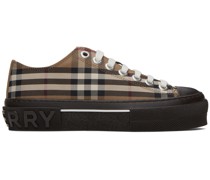 Brown Check Sneakers