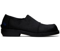 Black Square Loafers