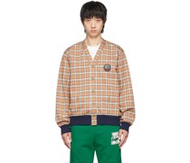 Beige Lacoste Edition Nylon Cardigan