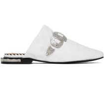 SSENSE Exclusive White Loafers