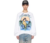White Printed Sweatshirt