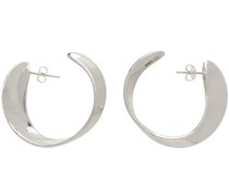 Silver Daphne Hoop Earrings