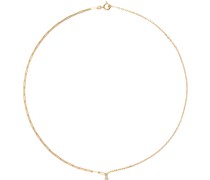 Gold Solitaire Diamond Necklace