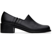 Black Rounded Loafers