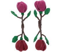 SSENSE Exclusive Multicolor Rose Earrings