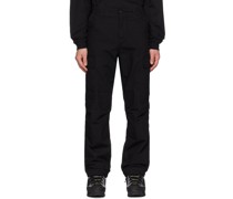 Black Regular Cargo Pants