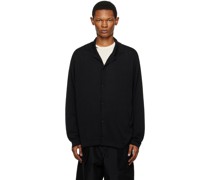 Black Button Cardigan