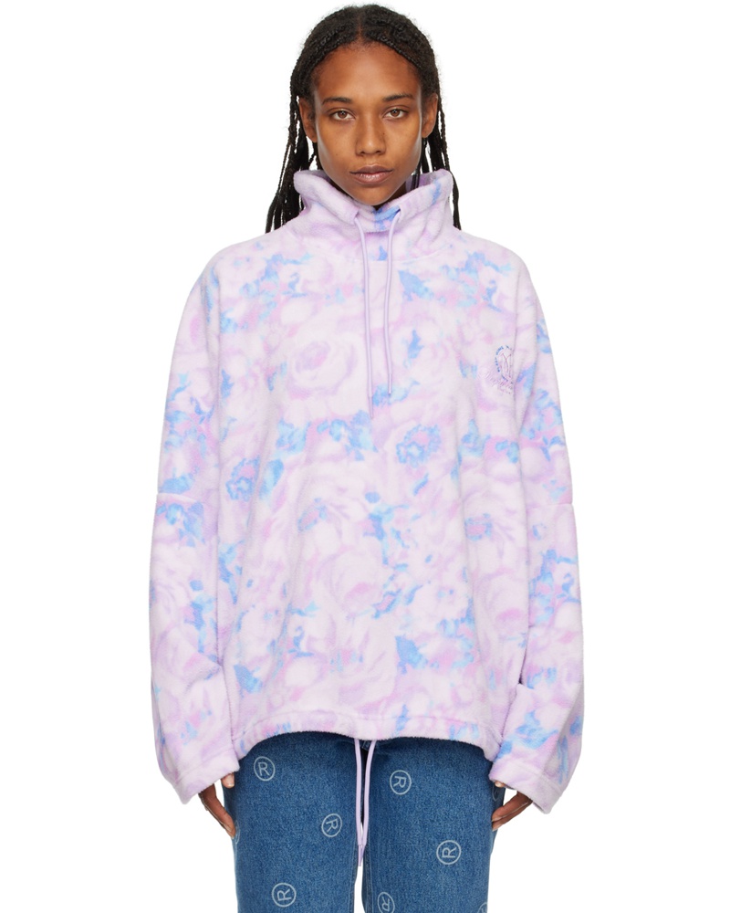 Martine Rose Damen Purple Batwing Turtleneck