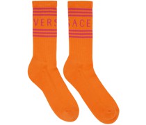 Orange Athletic Socks