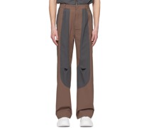 Brown & Gray Mirage No. 2 Trousers
