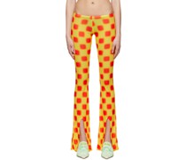Yellow Nylon Leggings