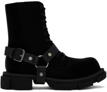 Black Gao Harness Boots