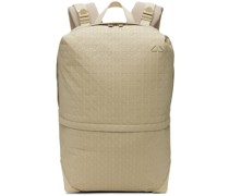 Beige Liner One-Tone Backpack