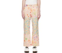 Off-White Doodle Flower Chason Jeans